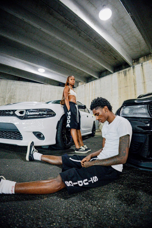 Moda Black Sweat Shorts