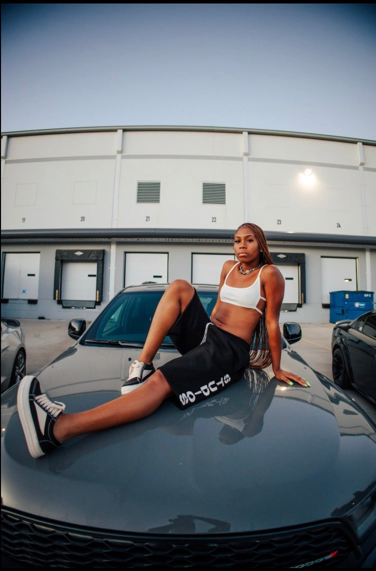 Moda Black Sweat Shorts